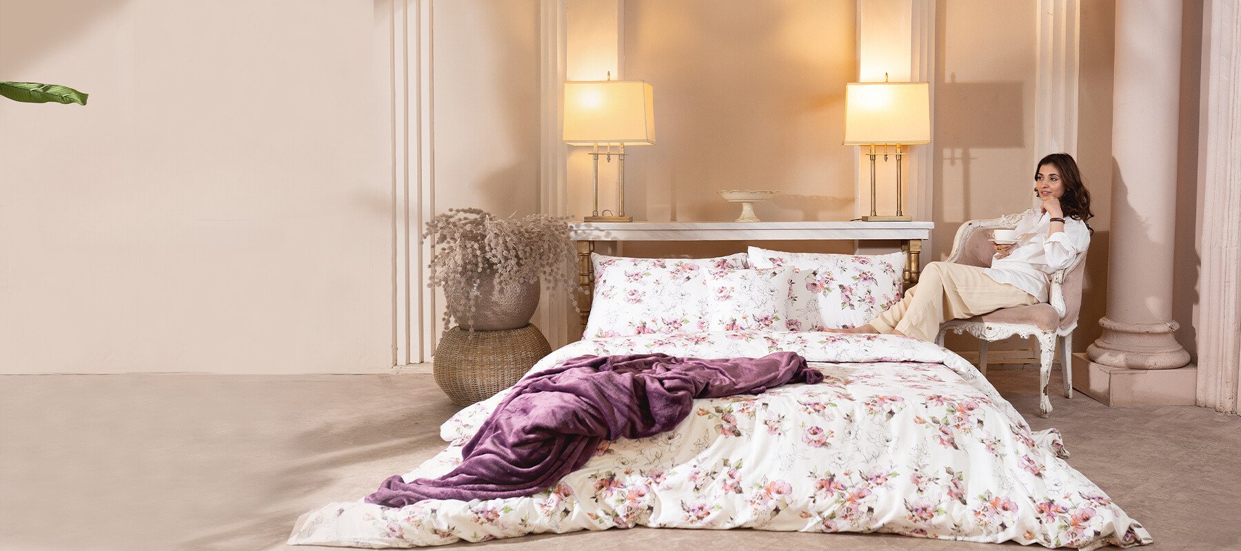 All-New Bedding Designs: Victorian Rose & Olive Affair - THE LINEN COMPANY