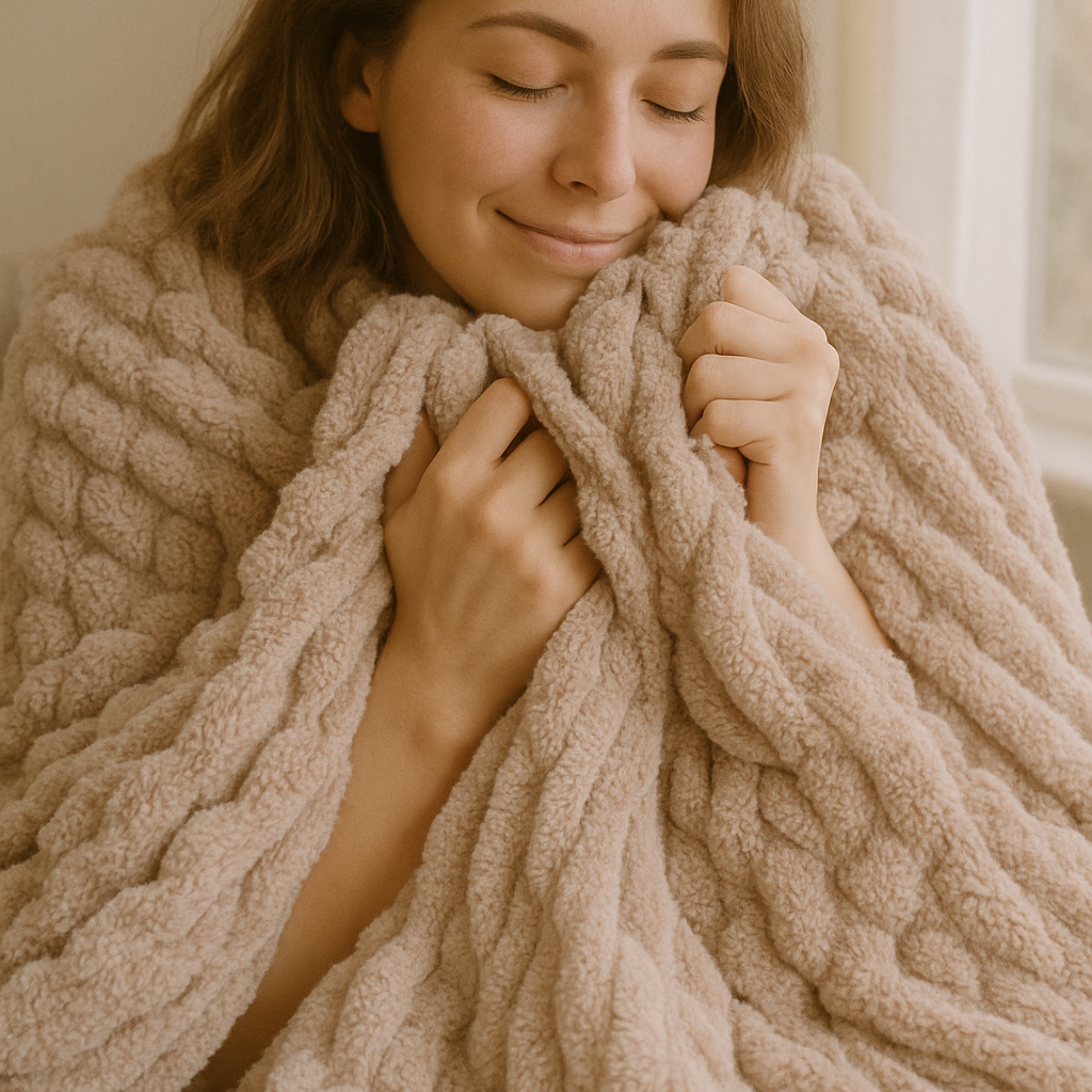 Striped Microfiber Plush Blankets