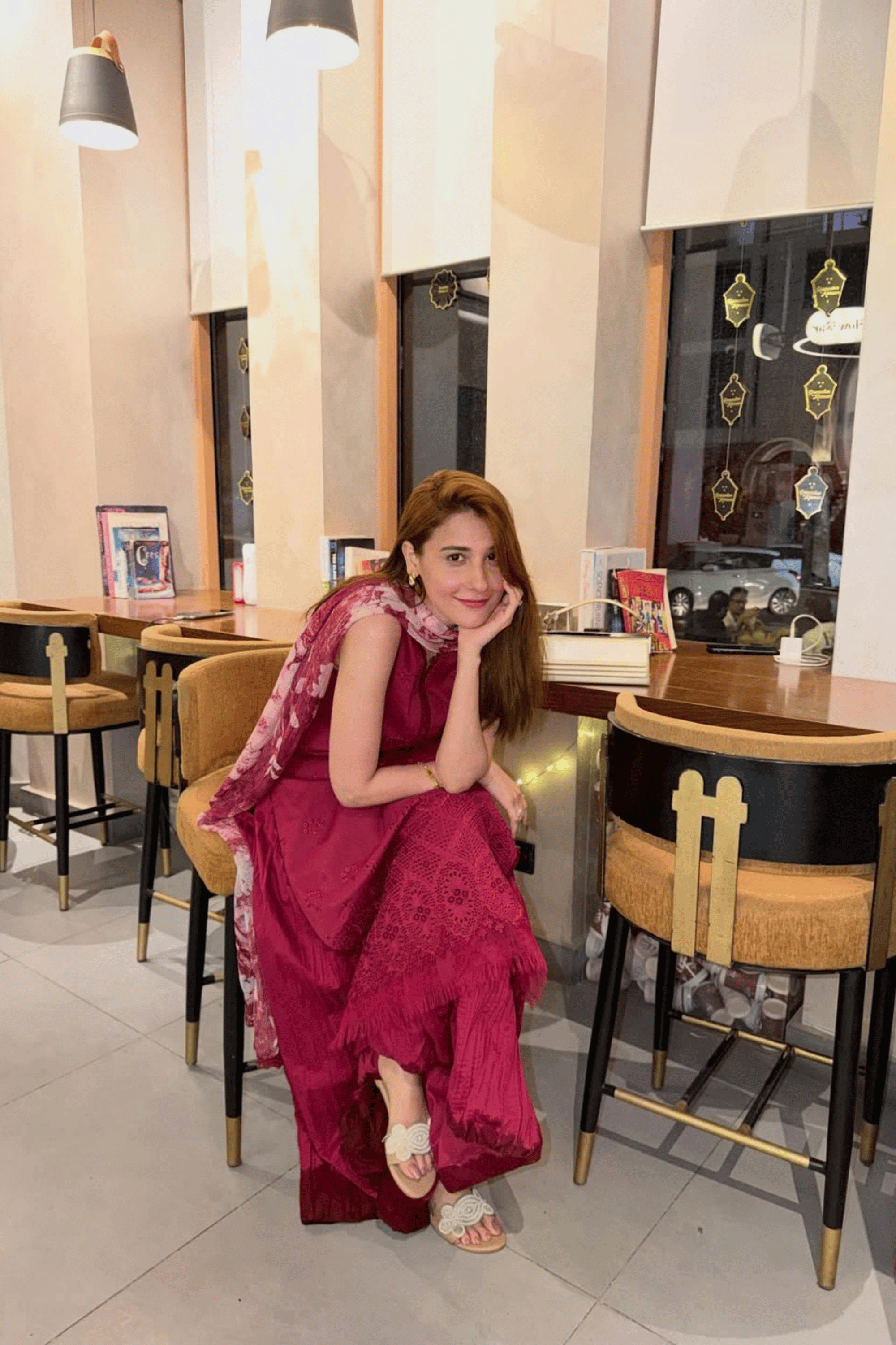 Mulberry Lattice - Luxury Lawn Suit