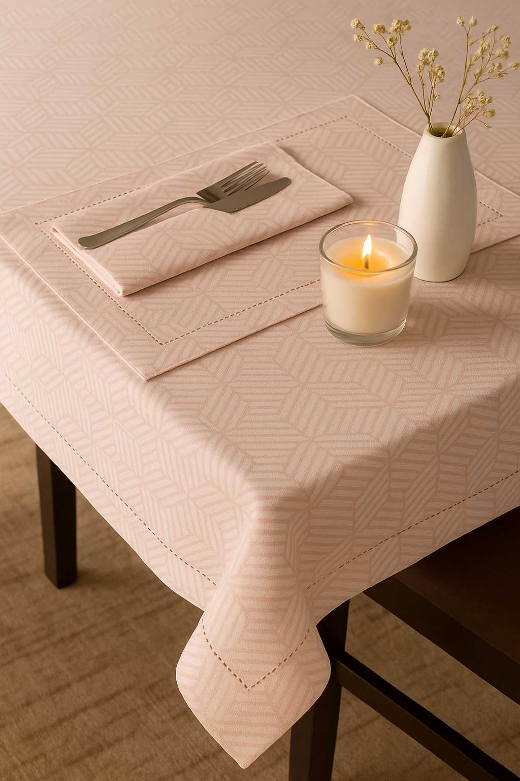 Luxe Jacquard Table Linen