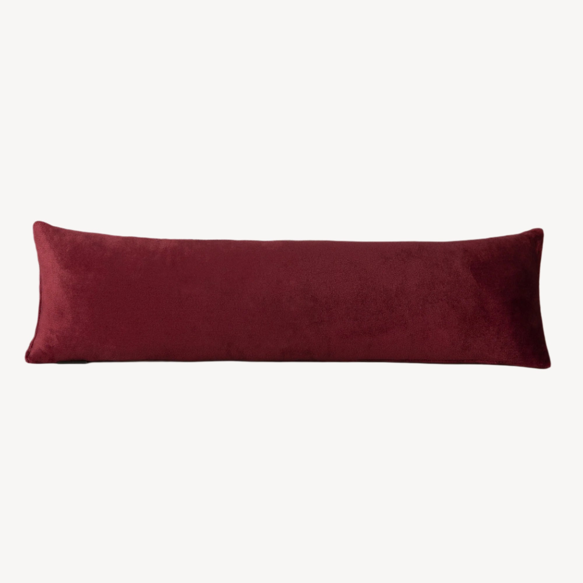 Maroon Plush Cushion - THE LINEN COMPANY