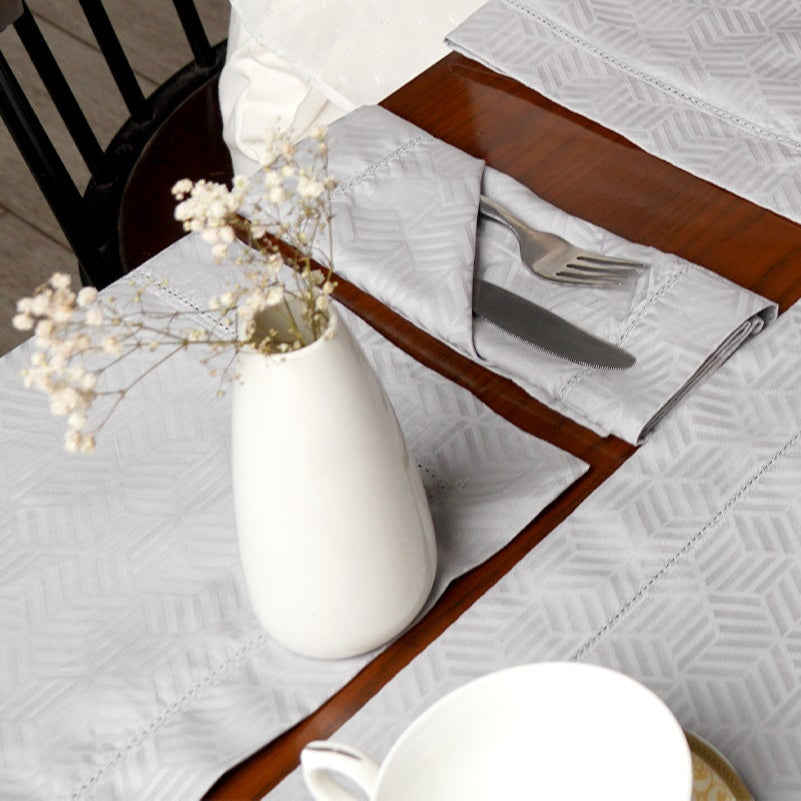 Luxe Jacquard Table Linen