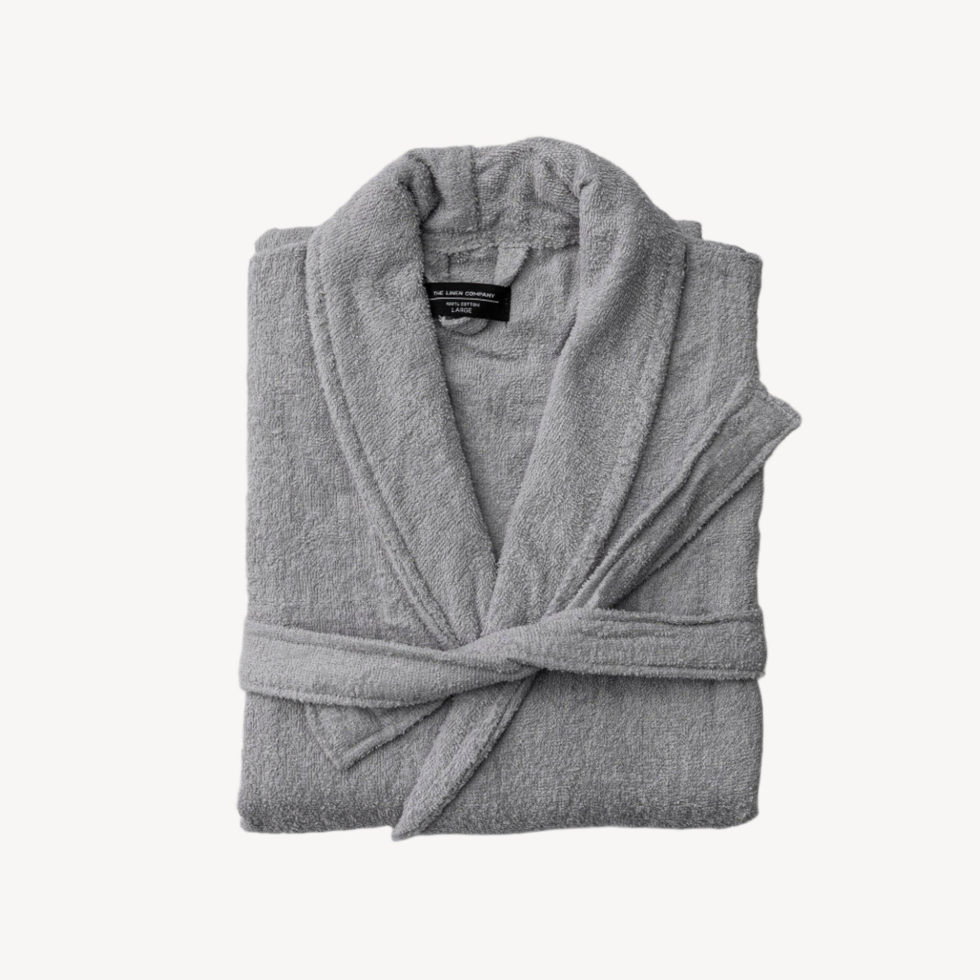 grey absorbent robe