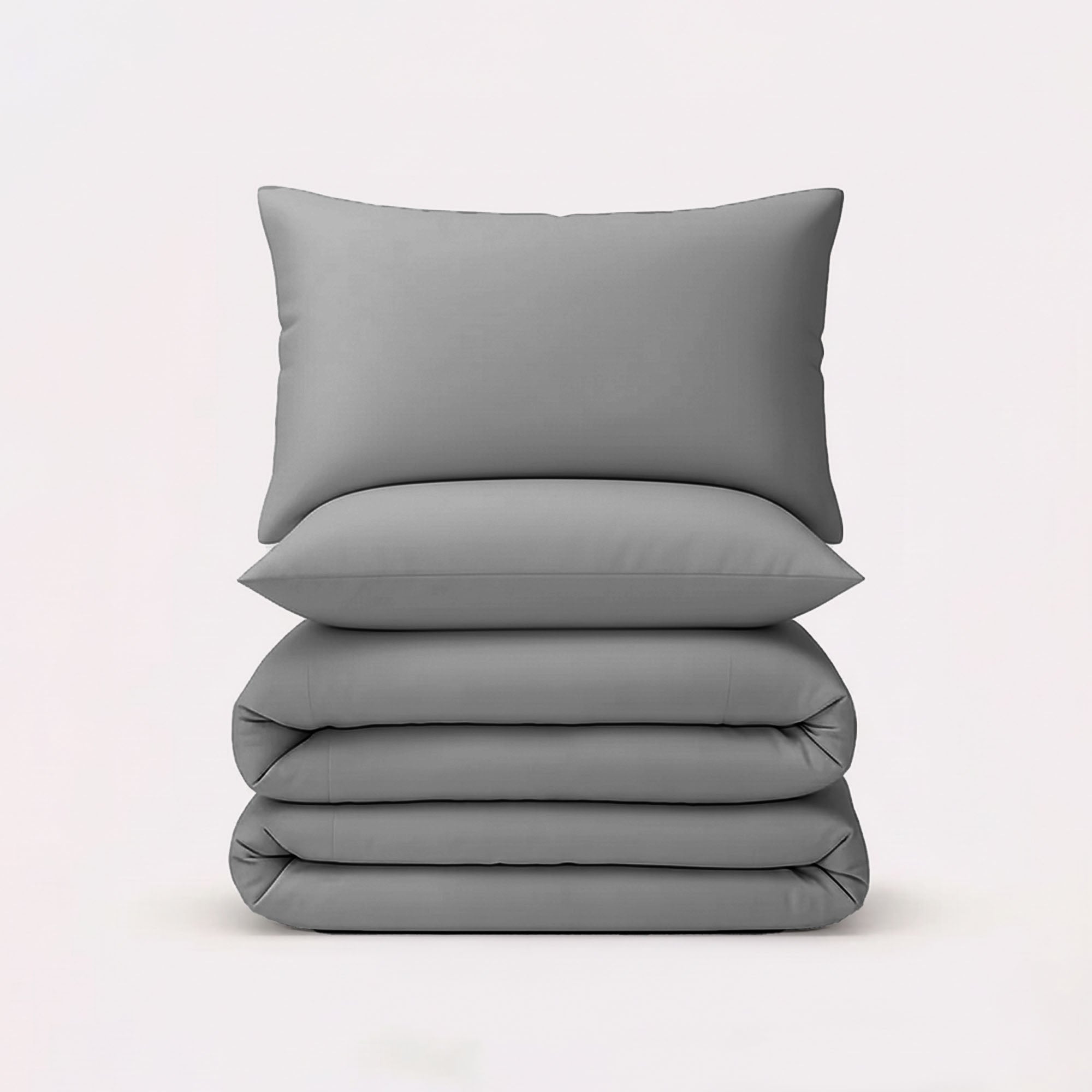 Light Grey Duvet Cover Set