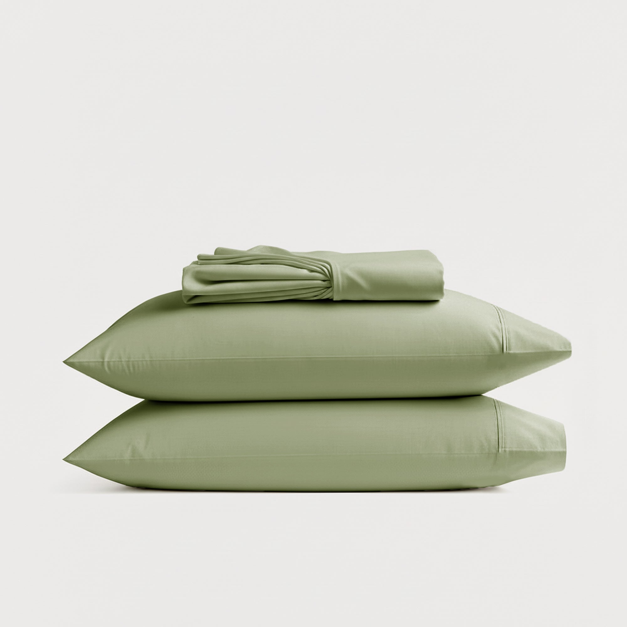 Luxe Sage Green Bed Sheet Set