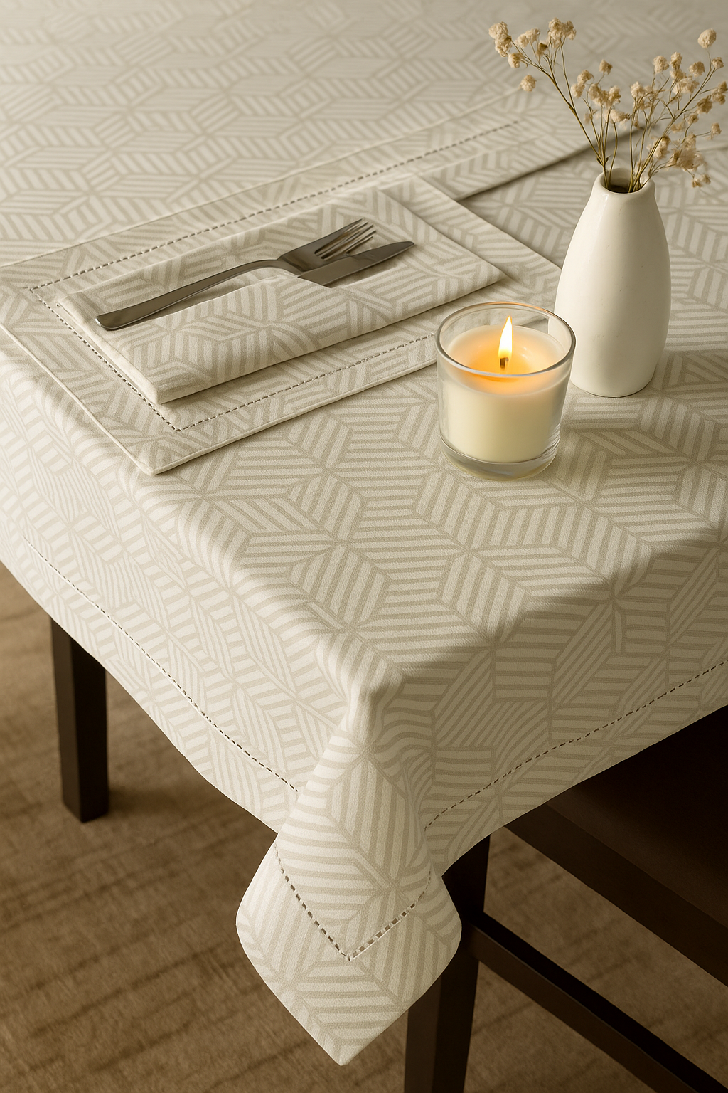 Luxe Jacquard Table Linen